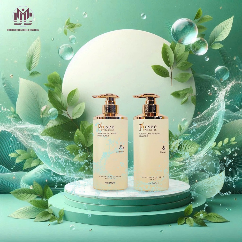 Cặp Gội Xả Prosee Sakura Trắng 500ml (PS11 & PC11) – Hương Thơm Sang Trọng, Dưỡng Mượt Tóc