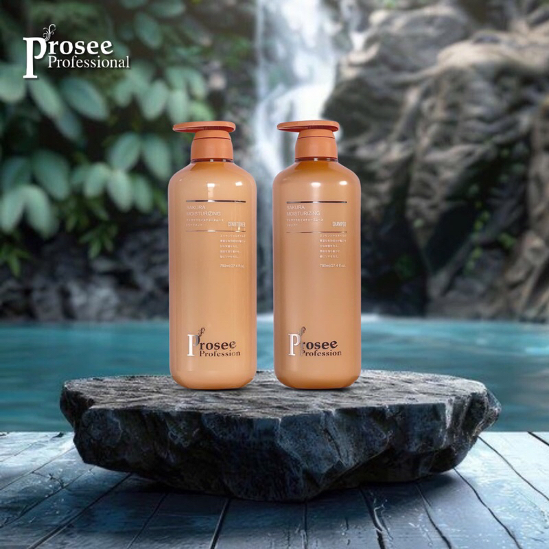 Cặp Gội Xả Prosee Nâu 780ml PS6-PC6 -  Dưỡng Ẩm & Làm Dịu Tóc Khô Xơ